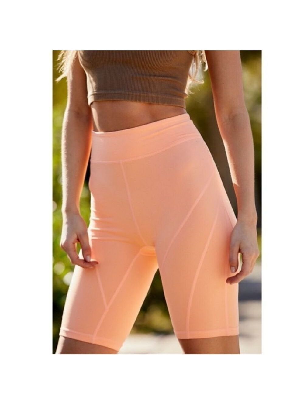 FREE PEOPLE BIKER BABY SHORT